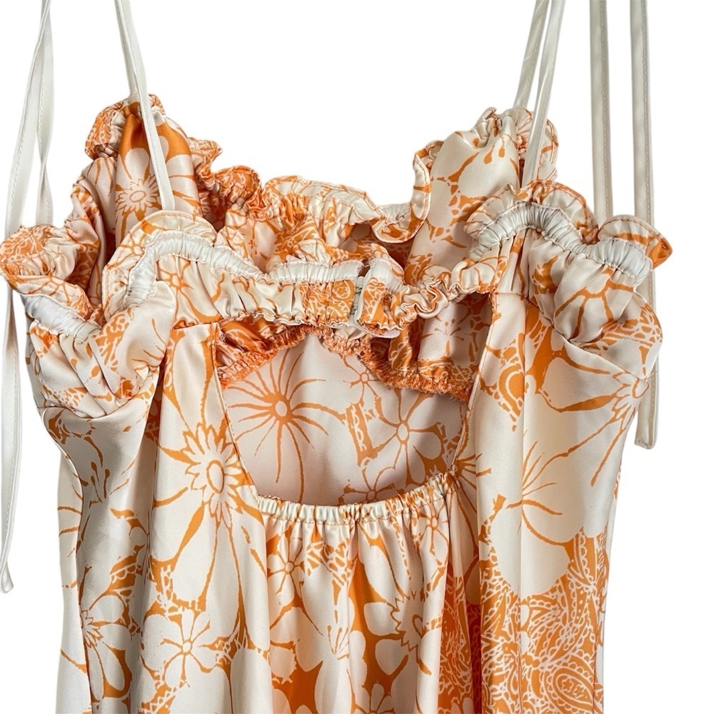 Free People Intimately Retro Boho Chic Coquette 70s style Dress, Size SP - Picture 9 of 14